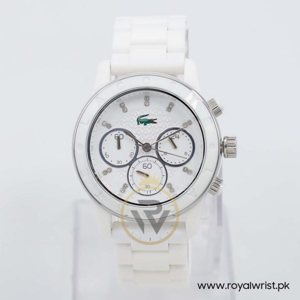 Lacoste Women’s Quartz White Plastic Chain White Dial 40mm Watch 2000805