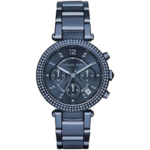 Michael Kors Women’s Quartz Blue Stainless Steel Blue Dial 39mm Watch MK6418