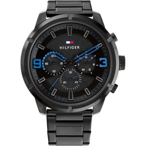 Tommy Hilfiger Men’s Quartz Black Stainless Steel Black Dial 50mm Watch 1792070