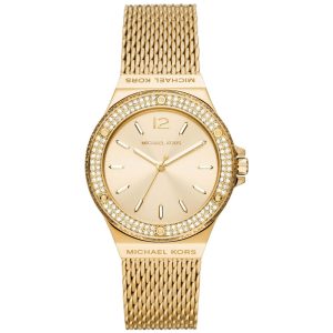 Michael Kors Women’s Quartz Gold Stainless Steel Gold Dial 37mm Watch MK7335