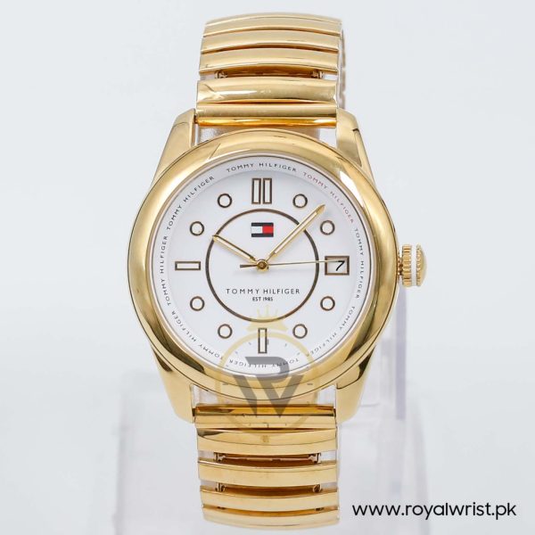 Tommy Hilfiger Women’s Quartz Gold Stainless Steel White Dial 38mm Watch 1781011