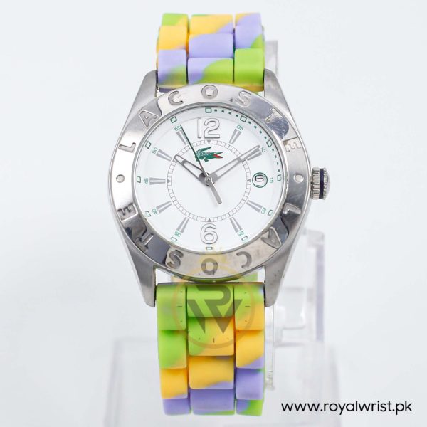 Lacoste Women’s Quartz Multi Color Silicone Strap White Dial 37mm Watch LC323140164