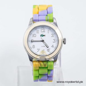 Lacoste Women’s Quartz Multi Color Silicone Strap White Dial 38mm Watch 2000491