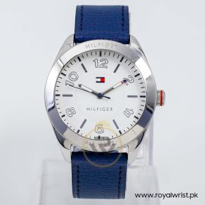 Tommy Hilfiger Women’s Quartz Navy Blue Hybrid Strap White Dial 40mm Watch TH1923141311/3