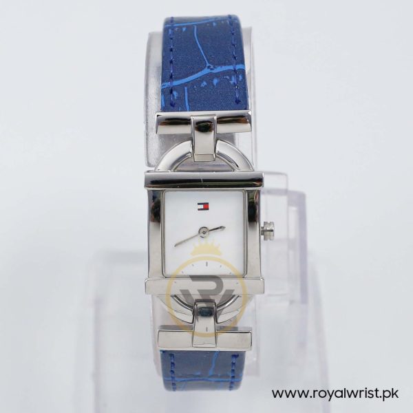 Tommy Hilfiger Women’s Quartz Blue Leather Strap Mother Of Pearl Dial 22mm Watch 1780332/1