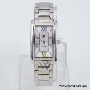 Tommy Hilfiger Women’s Quartz Silver Stainless Steel Mother Of Pearl Dial 22mm Watch 1770004