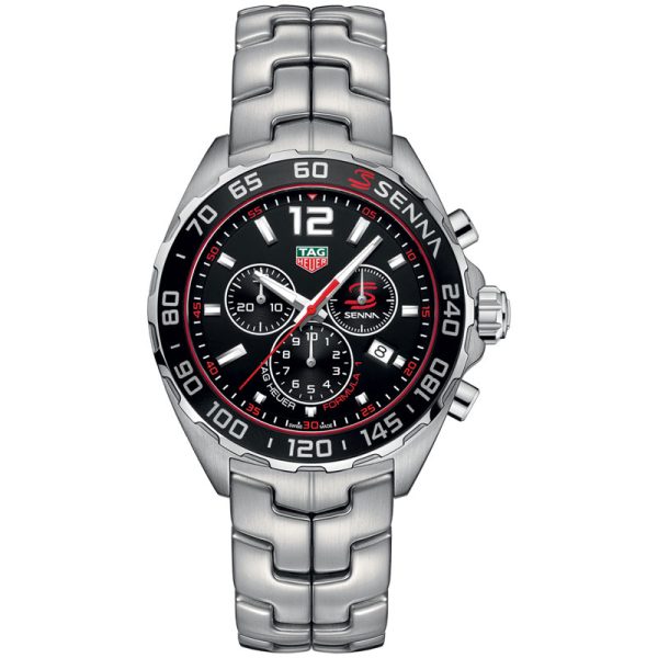 Tag Heuer Formula 1 Men’s Quartz Swiss Made Silver Stainless Steel Black Dial 43mm Watch CAZ1015.BA0883