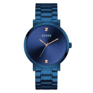 Guess Men’s Quartz Blue Stainless Steel Blue Dial 44mm Watch U1315G4