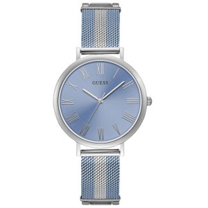 Guess Women’s Quartz Two Tone Stainless Steel Blue Dial 38mm Watch W1155L6