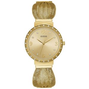 Guess Women’s Quartz Gold Stainless Steel Gold Dial 36mm Watch W1083L2