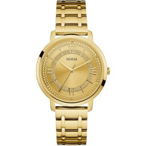 Guess Women’s Quartz Gold Stainless Steel Gold Dial 40mm Watch W0933L2