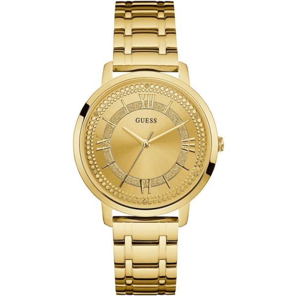 Guess Women’s Quartz Gold Stainless Steel Gold Dial 40mm Watch W0933L2