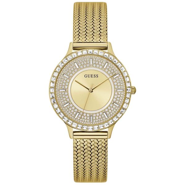 Guess Women’s Quartz Gold Stainless Steel Gold Dial 38mm Watch GW0402L2