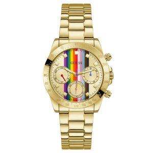 Guess Women’s Quartz Gold Stainless Steel Multi Dial 38mm Watch GW0433L1