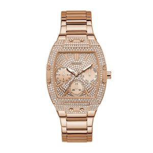 Guess Women’s Quartz Rose Gold Stainless Steel Rose Gold Dial 38mm Watch GW0104L3