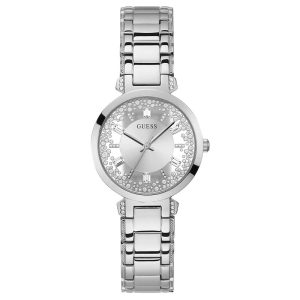 Guess Women’s Quartz Silver Stainless Steel Silver Dial 33mm Watch GW0470l1