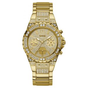 Guess Women’s Quartz Gold Stainless Steel Gold Dial 39mm Watch GW0037L2