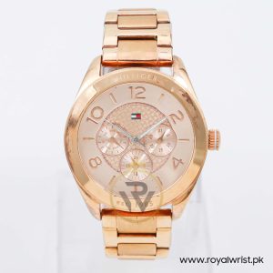 Tommy Hilfiger Women’s Quartz Rose Gold Stainless Steel Rose Gold Dial 40mm Watch 1781204