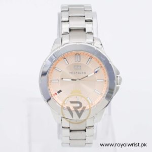 Tommy Hilfiger Women’s Quartz Silver Stainless Steel Peach Dial 38mm Watch 1781415