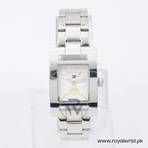 Tommy Hilfiger Women’s Quartz Silver Stainless Steel White Dial 25mm Watch 1781065