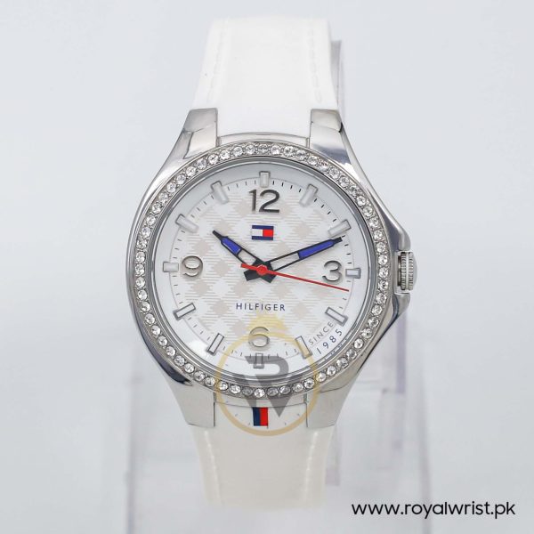 Tommy Hilfiger Women’s Quartz White Silicone Strap White Dial 37mm Watch 1781371