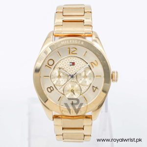 Tommy Hilfiger Women’s Quartz Gold Stainless Steel Gold Dial 40mm Watch 1781214