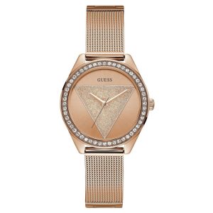 Guess Women’s Quartz Rose Gold Stainless Steel Rose Gold Dial 36mm Watch W1142L4