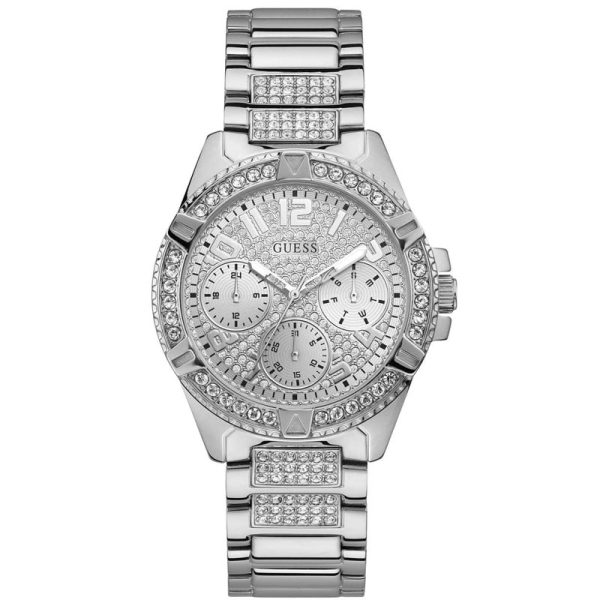 Guess Women’s Quartz Silver Stainless Steel Silver Dial 40mm Watch W1156L1