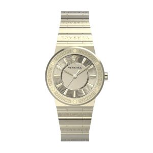 Versace Women’s Quartz Swiss Made Light Gold Stainless Steel Light Gold Dial 38mm Watch VEVH01320