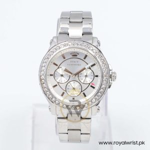 Juicy Couture Women’s Quartz Silver Stainless Steel Silver Dial 38mm Watch 1901048