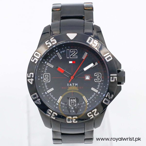 Tommy Hilfiger Men’s Quartz Black Stainless Steel Black Dial 46mm Watch 1790987