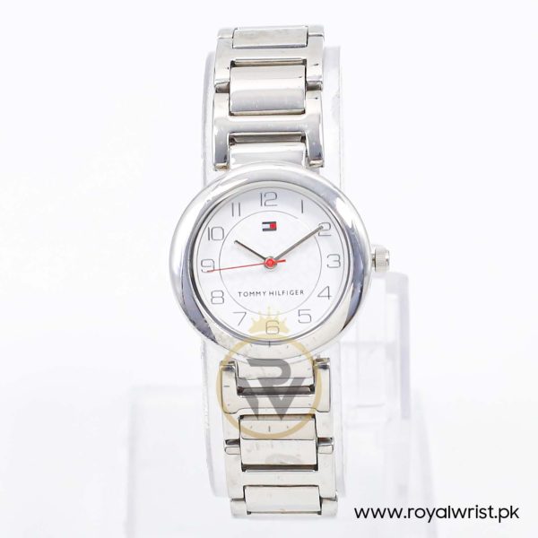 Tommy Hilfiger Women’s Quartz Silver Stainless Steel White Dial 28mm Watch 1780723