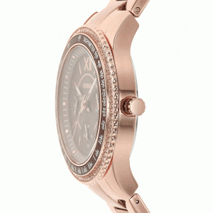 Fossil Women’s Quartz Rose Gold Stainless Steel Brown Dial 37mm Watch ES5109 (Without Tag)