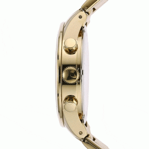 Fossil Unisex's Quartz Gold Stainless Steel Black Dial 36mm Watch BQ2400 (Without Tag)
