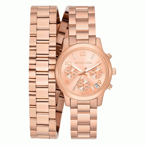 Michael Kors Women’s Quartz Rose Gold Stainless Steel Rose Gold Dial 34mm Watch MK7453