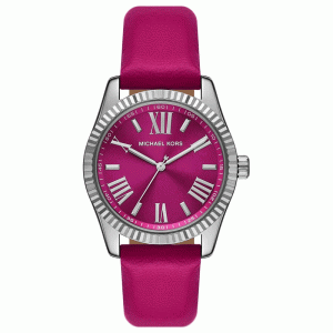 Michael Kors Women’s Quartz Pink Leather Strap Pink Dial 38mm Watch MK4749