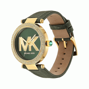 Michael Kors Women’s Quartz Green Leather Strap Green Dial 39mm Watch MK4724