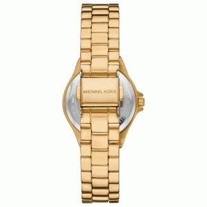 Michael Kors Women’s Quartz Gold Stainless Steel Black & Gold Dial 30mm Watch MK7394