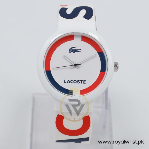 Lacoste Women’s/Kid’s Quartz White Silicone Strap White Dial 40mm Watch 2020030