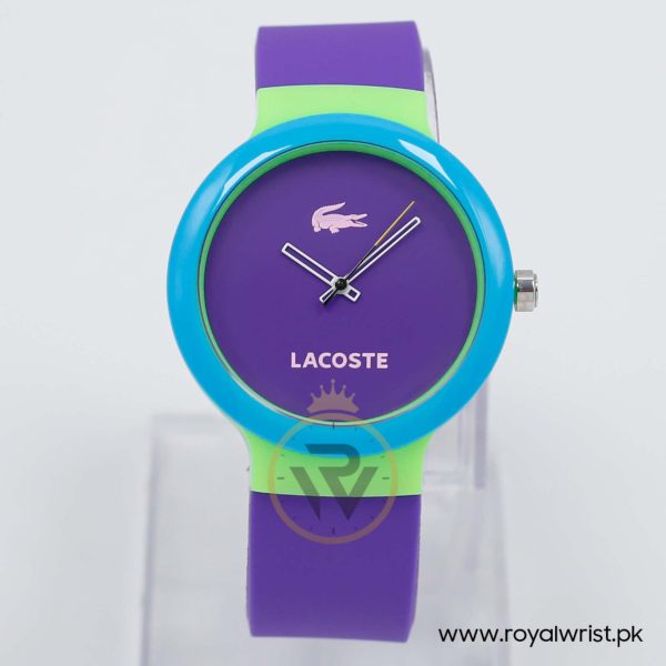 Lacoste Women’s/Kid’s Quartz Purple Silicone Strap Purple Dial 40mm Watch 2020005