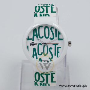 Lacoste Women’s/Kid’s Quartz White & Green Silicone Strap White & Green Dial 40mm Watch 2020055