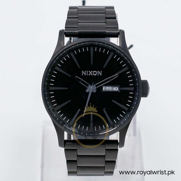 Nixon Men’s Quartz Black Stainless Steel Black Dial 42mm Watch A356001