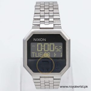 Nixon Men’s Digital Silver Stainless Steel Black Dial 38mm Watch A158002