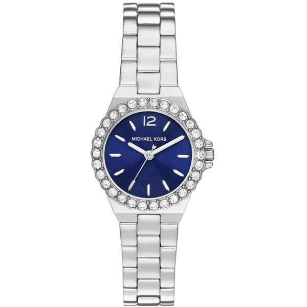 Michael Kors Women’s Quartz Silver Stainless Steel Blue Dial 30mm Watch MK7397