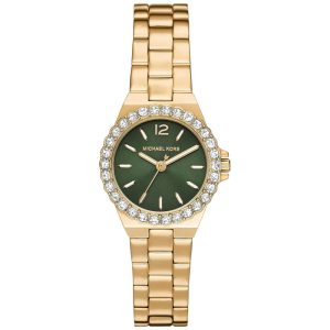 Michael Kors Women’s Quartz Gold Stainless Steel Green Dial 30mm Watch MK7395