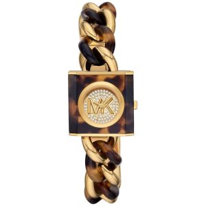 Michael Kors Women’s Quartz Two Tone Stainless Steel Gold Dial 25mm Watch MK4808