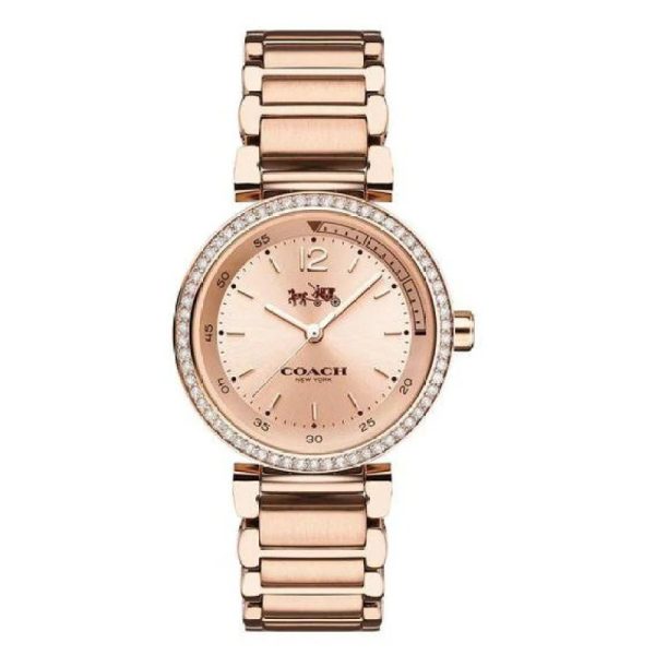 Coach Women’s Quartz Rose Gold Stainless Steel Rose Gold Dial 30mm Watch 14502200