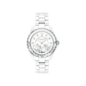 Coach Women’s Quartz White Ceramic Chain White Dial 34mm Watch 14503464