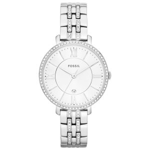 Fossil Women’s Quartz Silver Stainless Steel Silver Dial 36mm Watch ES3545 (Without Tag)