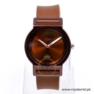 Lacoste Women’s Quartz Brown Silicone Strap Brown Dial 39mm Watch 2000700